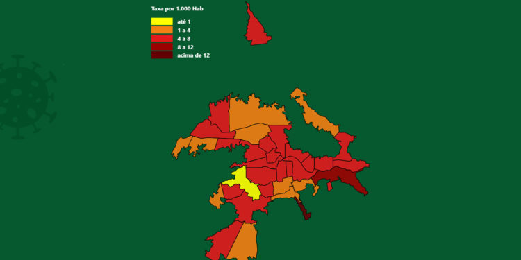 Prefeitura de Jaraguá publica mapa de casos de Covid por bairro; Confira