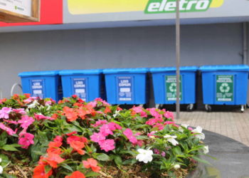 Samae substitui contentores de lixo do Centro de Jaraguá do Sul