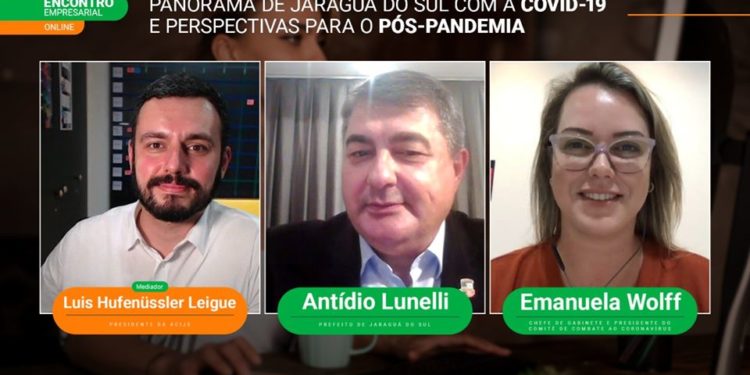 “Sem emprego e renda não chegamos a lugar nenhum”, avalia prefeito de Jaraguá em encontro com empresários
