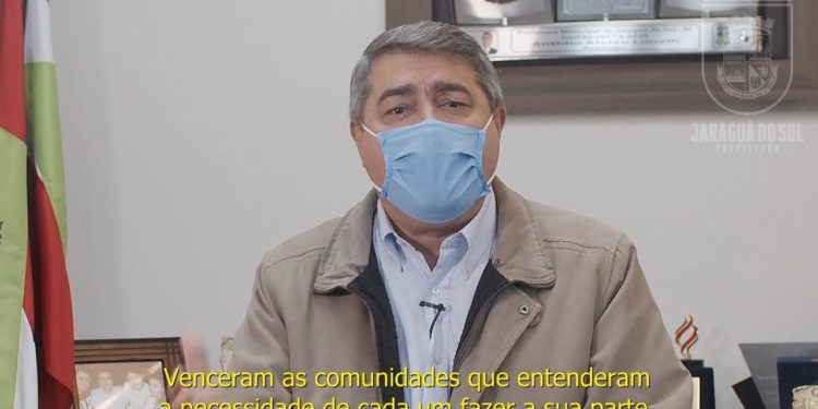 Prefeito de Jaraguá do Sul se pronuncia sobre aumento de casos de coronavírus