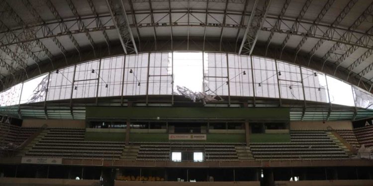 Arena Jaraguá é interditada para veículos e pessoas