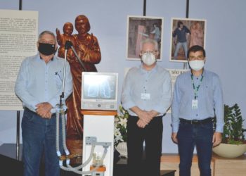 Fundo Empresarial doa respirador ao Hospital São José, em Jaraguá do Sul