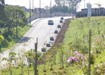 Arena recebe nova pavimentação e calçadas