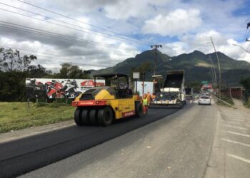 Duplicação do trecho estadualizado da BR-280 segue em ritmo acelerado entre Guaramirim e Jaraguá do Sul