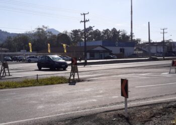 (Vídeo) Acessos da BR-280 em Guaramirim são alterados