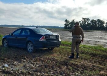 Veículo furtado no domingo é recuperado na manhã desta segunda-feira (24) em Guaramirim