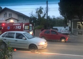 Homem fica ferido após acidente em Jaraguá do Sul