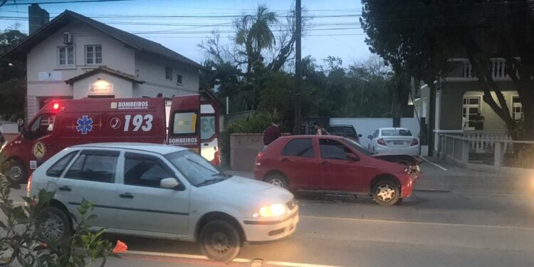 Homem fica ferido após acidente em Jaraguá do Sul