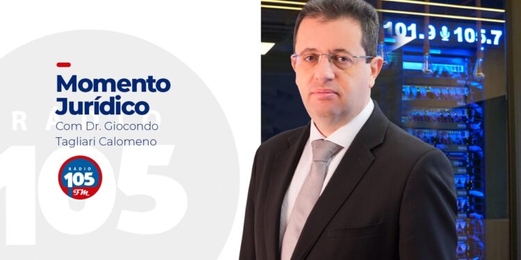Momento Jurídico no Jornal da 105 com Dr. Giocondo Calomeno (22-09)