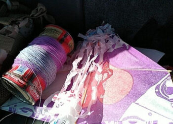 Homem é preso por soltar pipa com cerol em Guaramirim