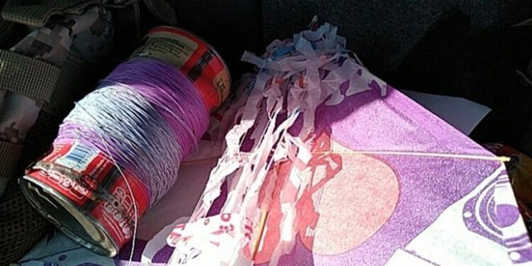 Homem é preso por soltar pipa com cerol em Guaramirim