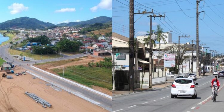 Perto da conclusão, Via Verde passará a ter mão única junto da Rua José Theodoro Ribeiro em Jaraguá do Sul