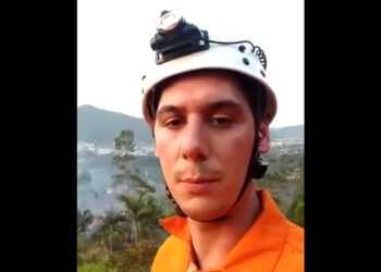 [Vídeo] Bombeiros Voluntários de Guaramirim fazem apelo após combater incêndio na Estrada Bananal