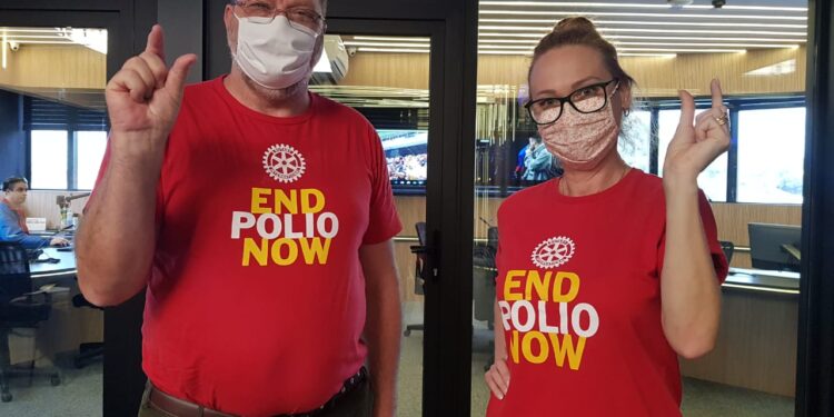 Rotary de Guaramirim enfatiza a importância da vacina da Poliomielite