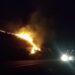 Incêndio atinge vegetação próxima da BR-280, em Guaramirim