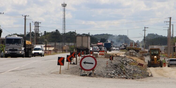 Recurso paralisa processo das obras de arte no trecho da BR-280 entre Guaramirim e Jaraguá do Sul