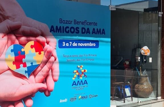 Bazar beneficente Amigos da AMA de Jaraguá do Sul segue até sábado (7)