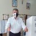 Antídio Lunelli vota no Colégio Marista São Luís, em Jaraguá do Sul