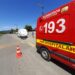 Acidente envolvendo van e moto deixa um ferido em Schroeder