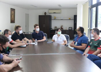 Luiz Alves recebe visita técnica de comitiva e Presidente da Fundação Catarinense de Esporte