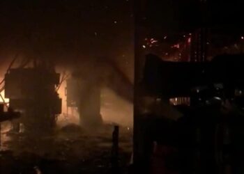 [Vídeo] Incêndio atinge fábrica da Malwee, em Jaraguá do Sul