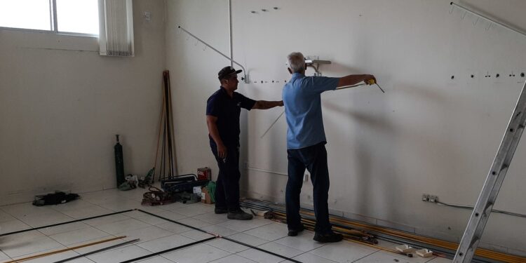 Obras no PA 24h de Corupá estão em andamento