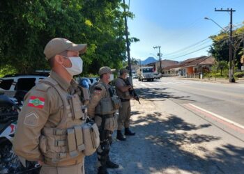Polícia Militar inicia Operação Natal para garantir segurança nas áreas comerciais de Jaraguá do Sul