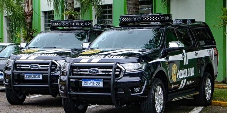 Polícia Civil recebe sete viaturas de convênio com Jaraguá do Sul