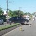 [Vídeo] Acidente deixa trânsito lento na Avenida Prefeito Waldemar Grubba, em Jaraguá do Sul
