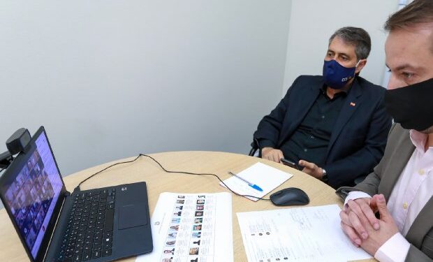 Governador recebe demandas de Jaraguá do Sul em encontro virtual com lideranças regionais