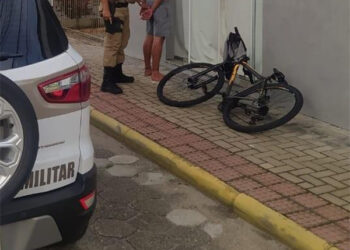 Testemunha flagra furto de bicicleta em Jaraguá do Sul e PM prende suspeito