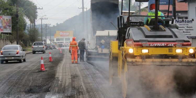 Jaraguá do Sul inicia revitalização de 28 ruas