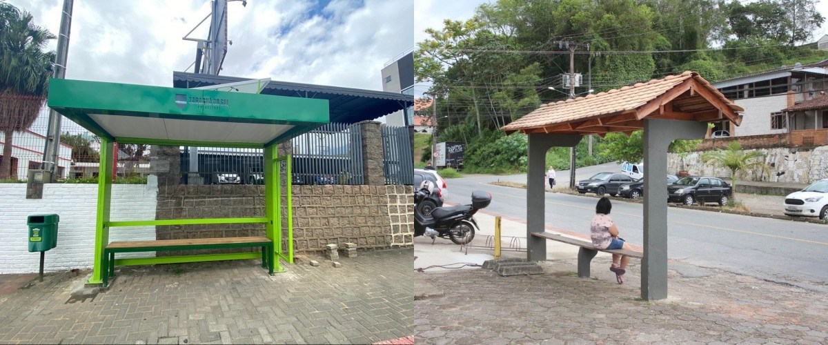 Jaraguá do Sul deve terminar troca e instalação de 150 pontos de ônibus