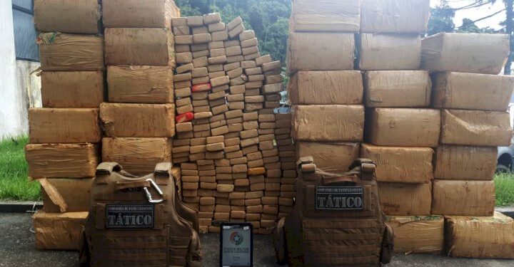 PM realiza a maior apreensão de drogas em Joinville