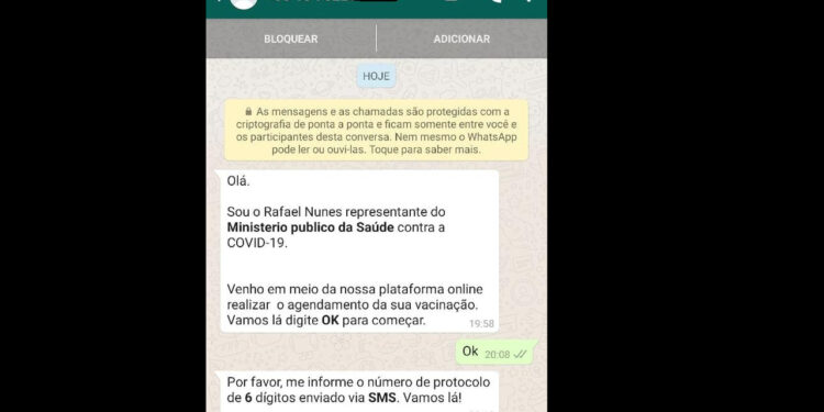 Saúde de Jaraguá do Sul alerta para golpe do agendamento da vacina Covid