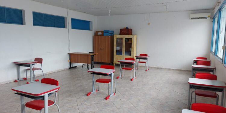 Escolas preparadas para a volta às aulas em Guaramirim