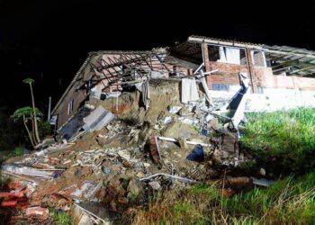 Defesa Civil registra desabamento parcial em Guaramirim