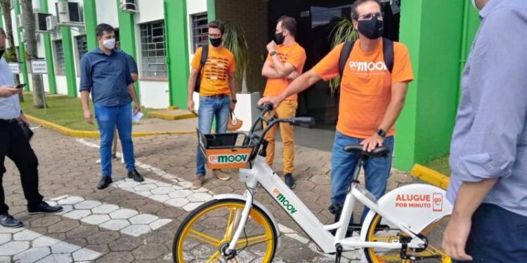 Sistema de bike compartilhada começa a funcionar em março em Jaraguá do Sul