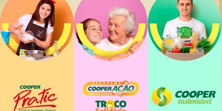 Doação de 94 toneladas de alimentos e R$ 395 mil reforça propósito das cooperativas