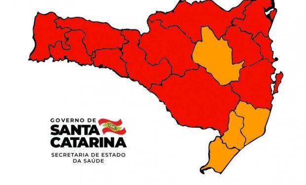 Região de Jaraguá do Sul e Joinville permanecem com risco gravíssimo para covid-19