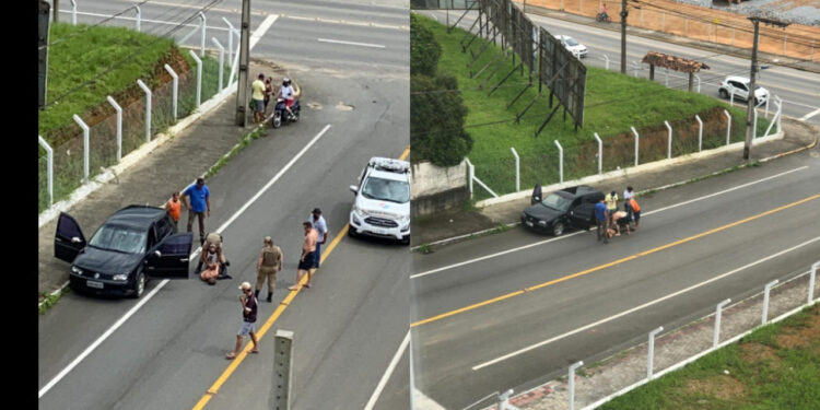 [Vídeo] Bombeiro militar de folga prende assaltante em Jaraguá do Sul