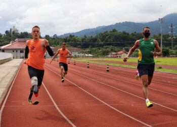 Pista de atletismo de Jaraguá do Sul recebe elite do paratletismo