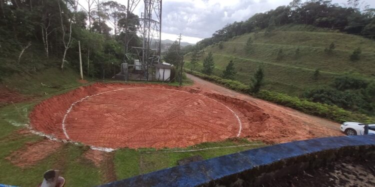 Construção do novo reservatório de água de Guaramirim iniciou nesta semana