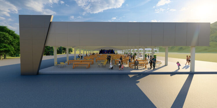 Começa a troca do telhado do Pavilhão “B” do Parque de Eventos