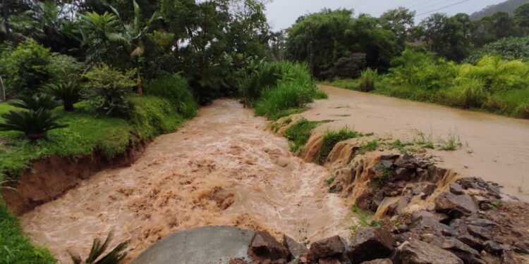 Jaraguá do Sul registra 100 mm de chuva nesta segunda-feira (01)