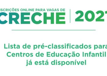 Guaramirim divulga lista de pré-classificados para os Centros de Educação Infantil