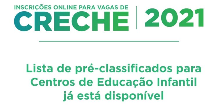 Guaramirim divulga lista de pré-classificados para os Centros de Educação Infantil
