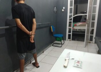 Homem é preso após facadas por não pagamento de divida em Massaranduba