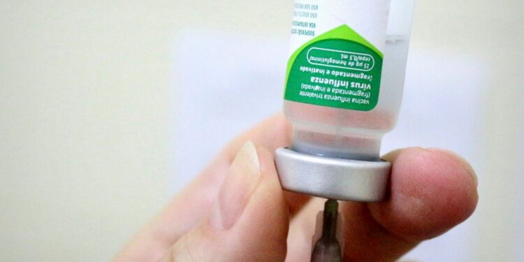 Vacinação contra a gripe começa hoje e vai até 9 de julho