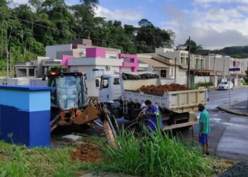 Antigo sistema de esgoto no Loteamento Menegotti é desativado